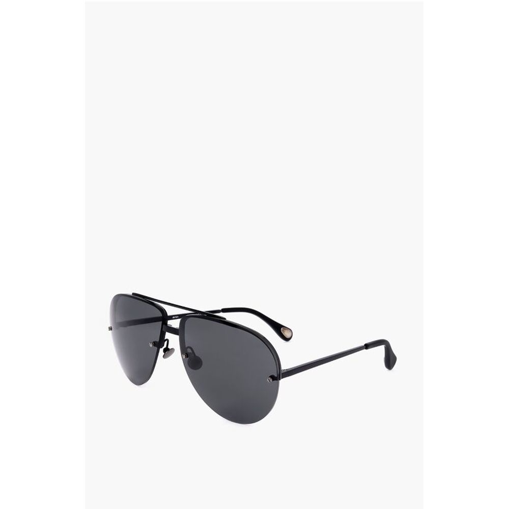 Linda Farrow ANN DEMEULEMEESTER Aviator Sunglasses with Metal Frame