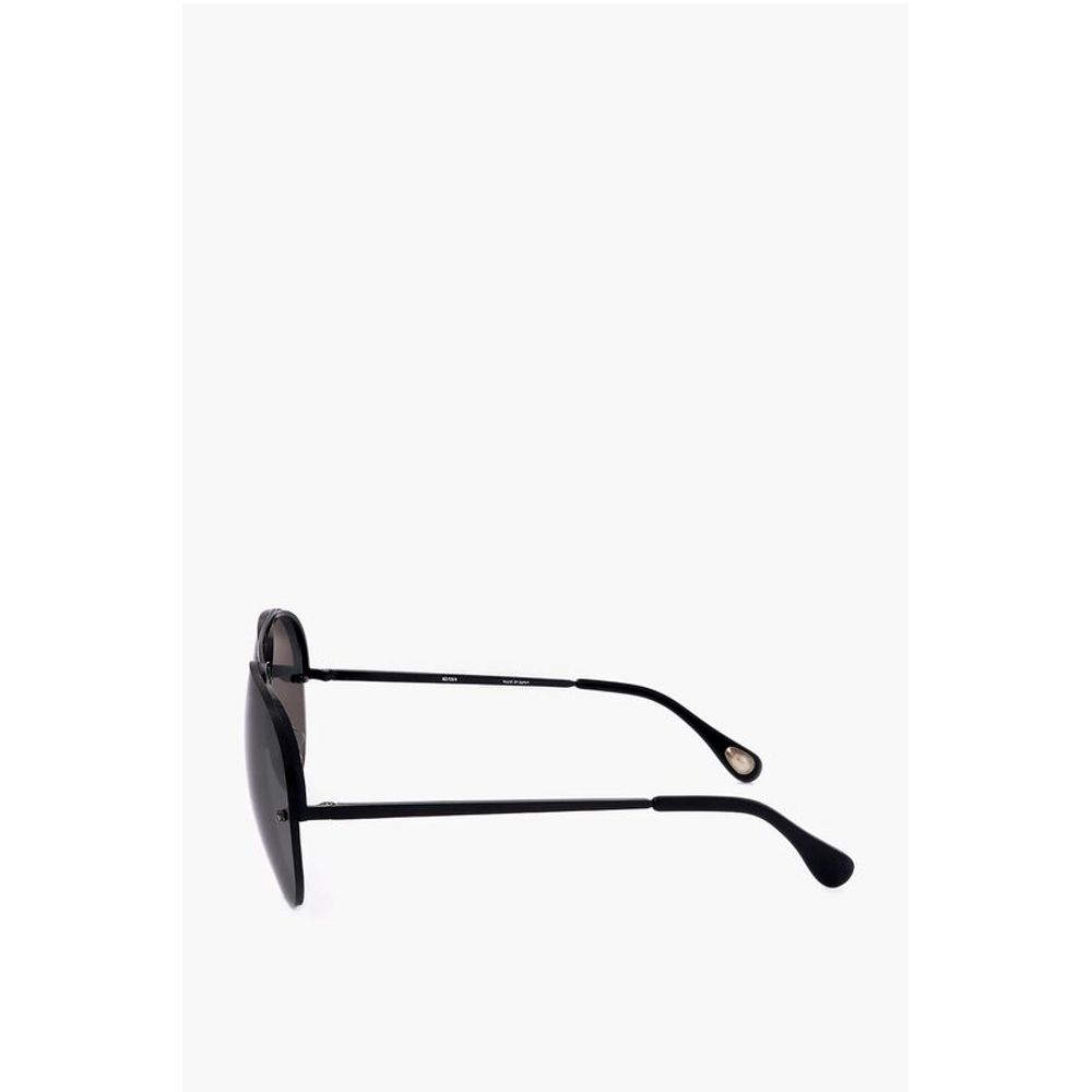 Linda Farrow ANN DEMEULEMEESTER Aviator Sunglasses with Metal Frame