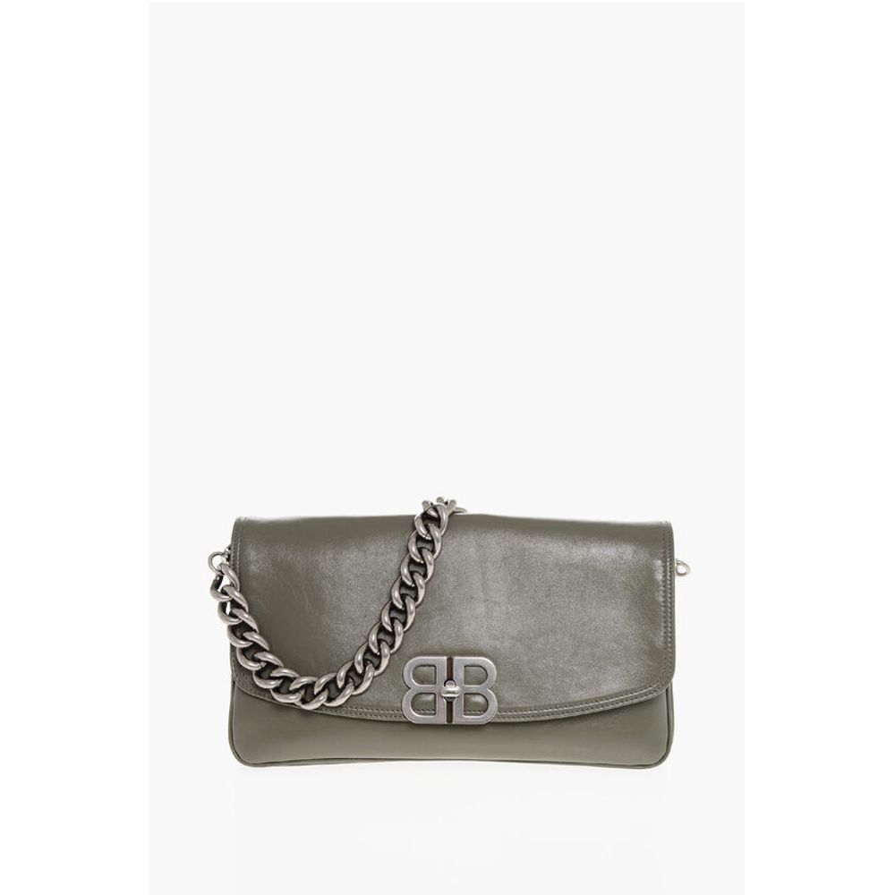 Balenciaga Leather SOFT FLAP Shoulder Bag