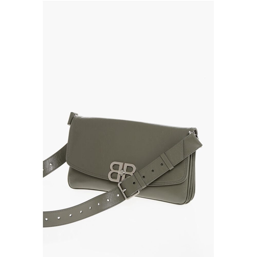 Balenciaga Leather SOFT FLAP Shoulder Bag