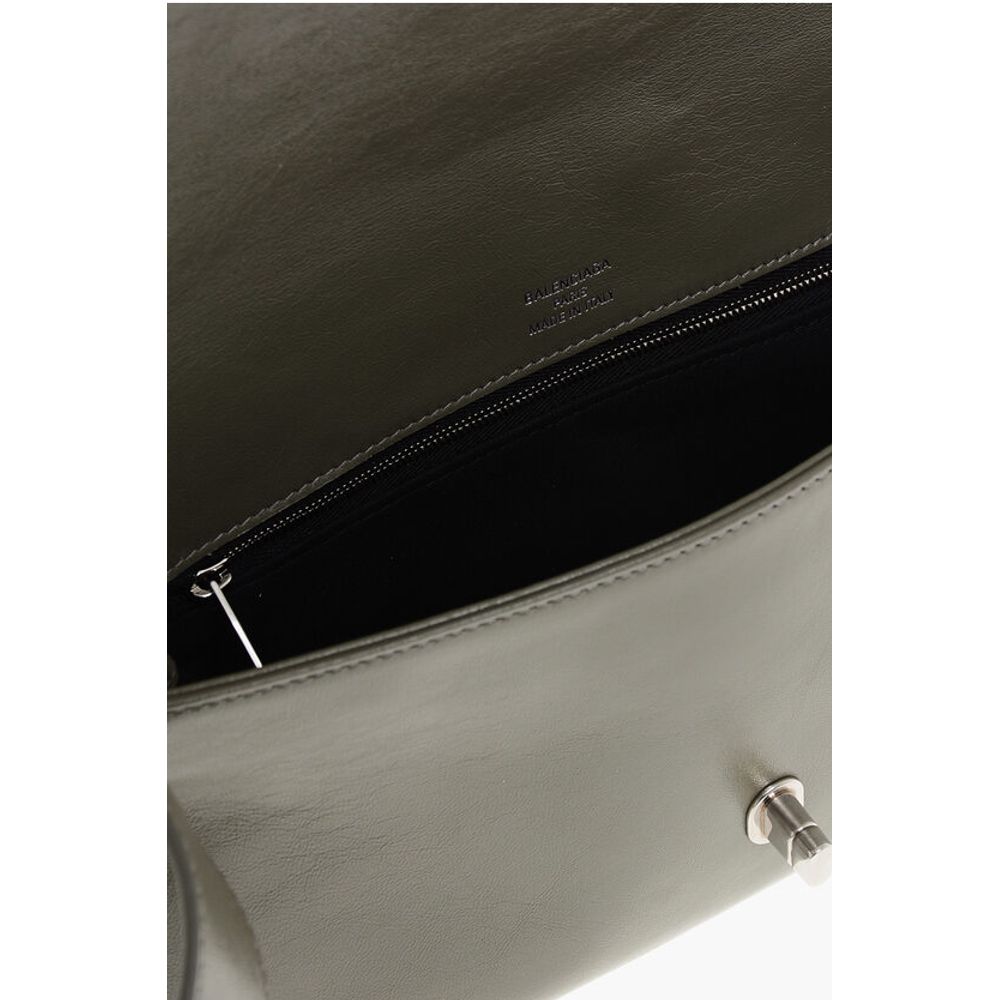 Balenciaga Leather SOFT FLAP Shoulder Bag