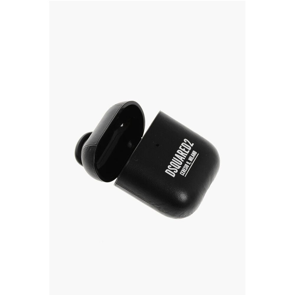Dsquared² Solid Color Airpods Case with Contrasting Logo