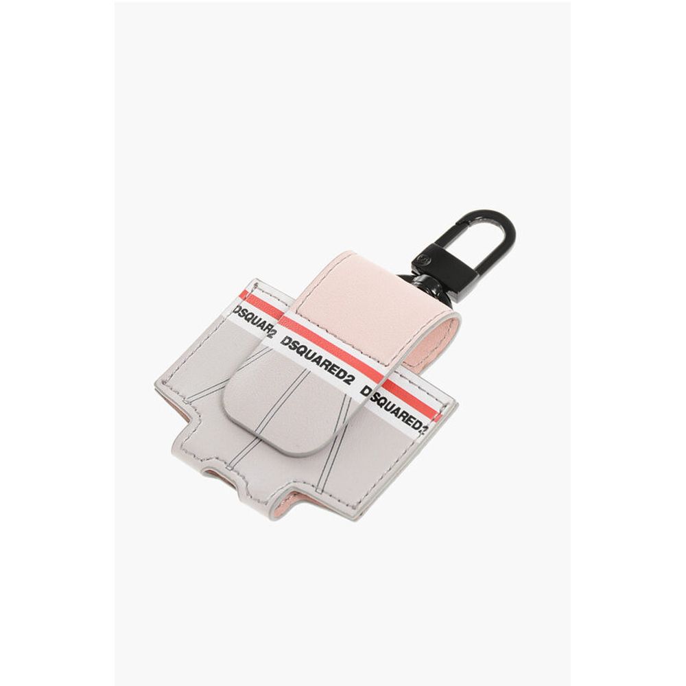 Dsquared² Faux Leather Airpods Case with Logoed Trim