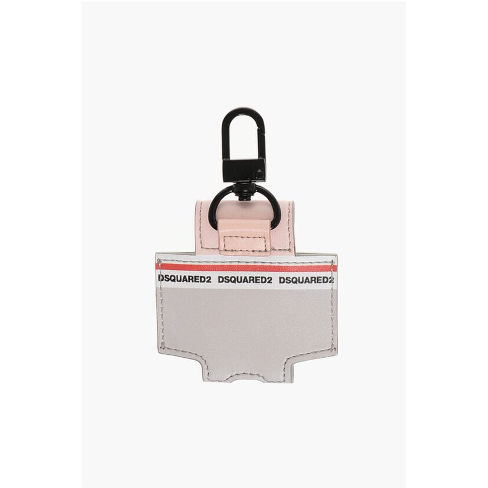 Dsquared² Faux Leather Airpods Case with Logoed Trim