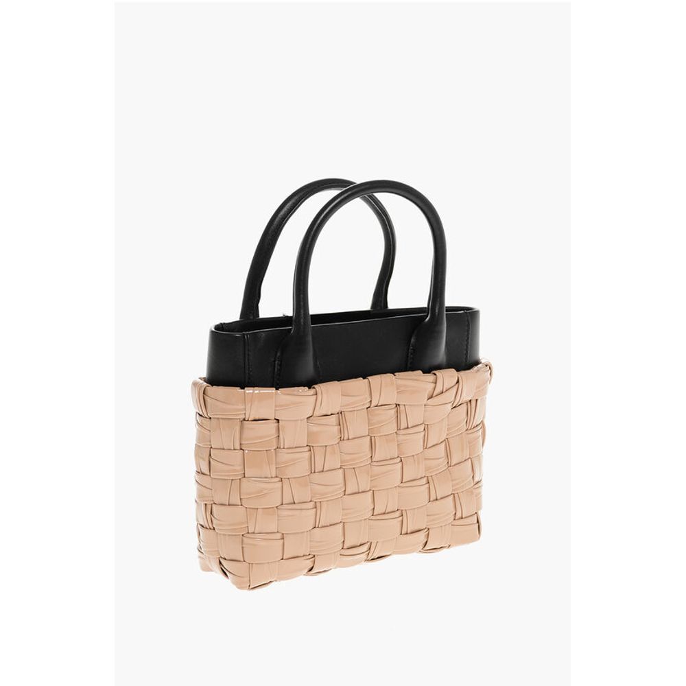 Dsquared² Woven Leather Tote Bag