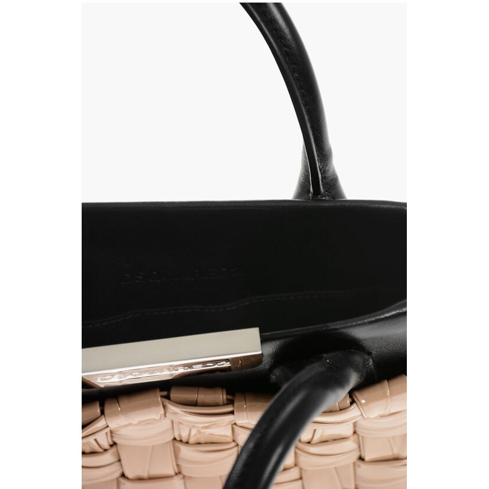 Dsquared² Woven Leather Tote Bag