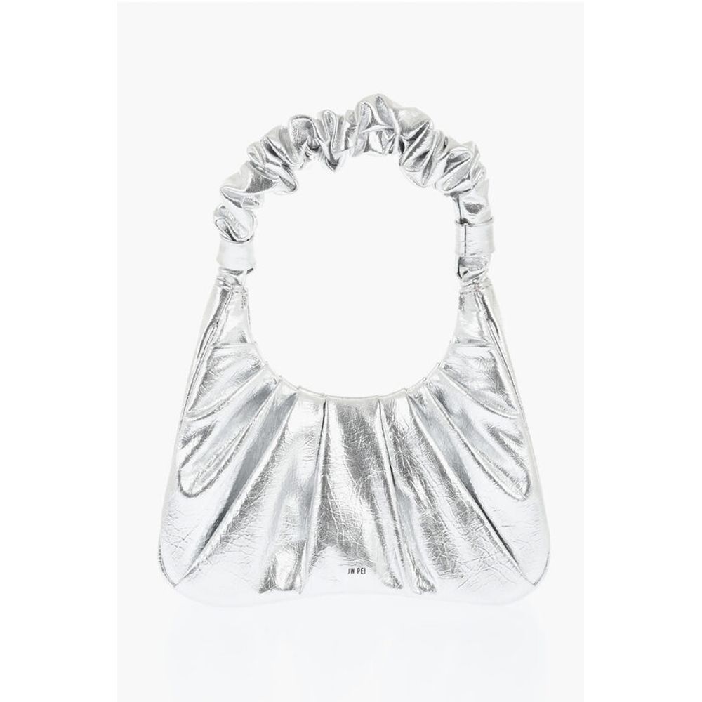 Jw Pei Ruched Metallic Faux Leather GABBI Hobo Bag