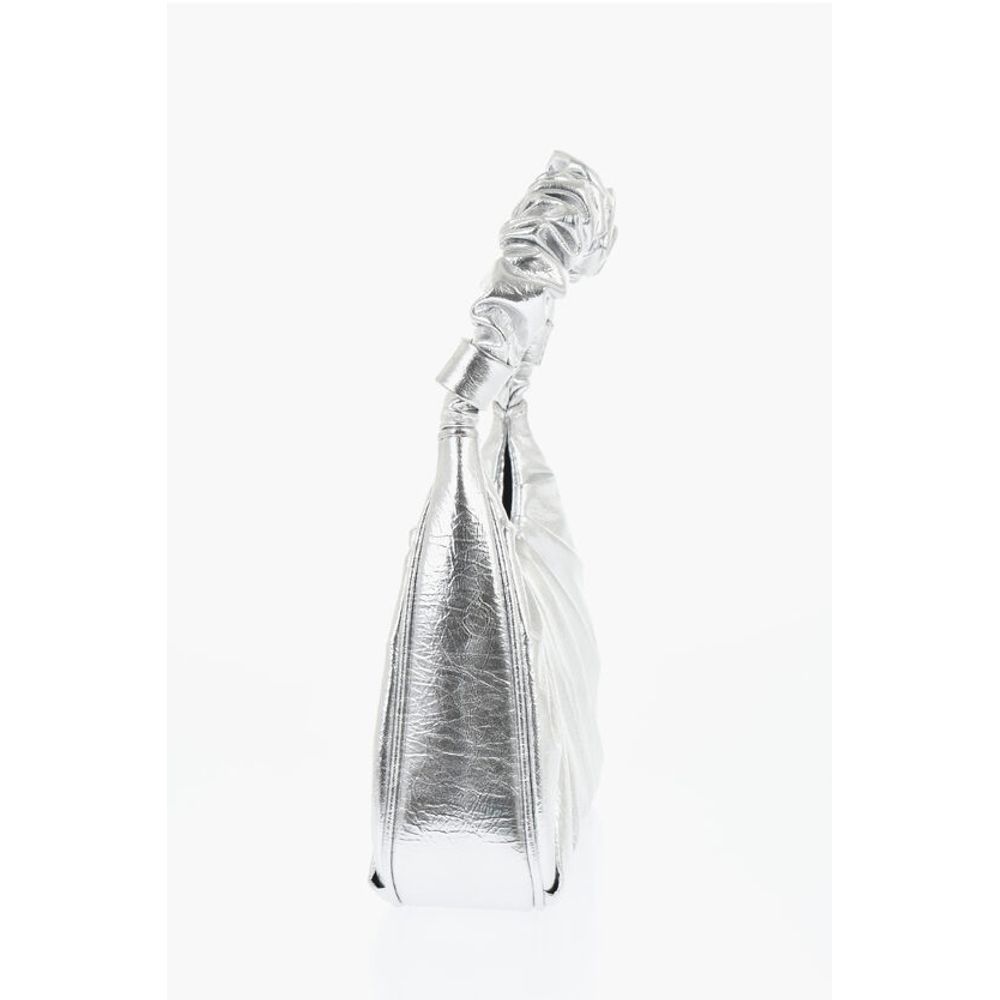 Jw Pei Ruched Metallic Faux Leather GABBI Hobo Bag