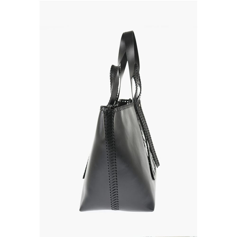 Off-White Braided Leather DAY OFF WEAVING Weekend Bag