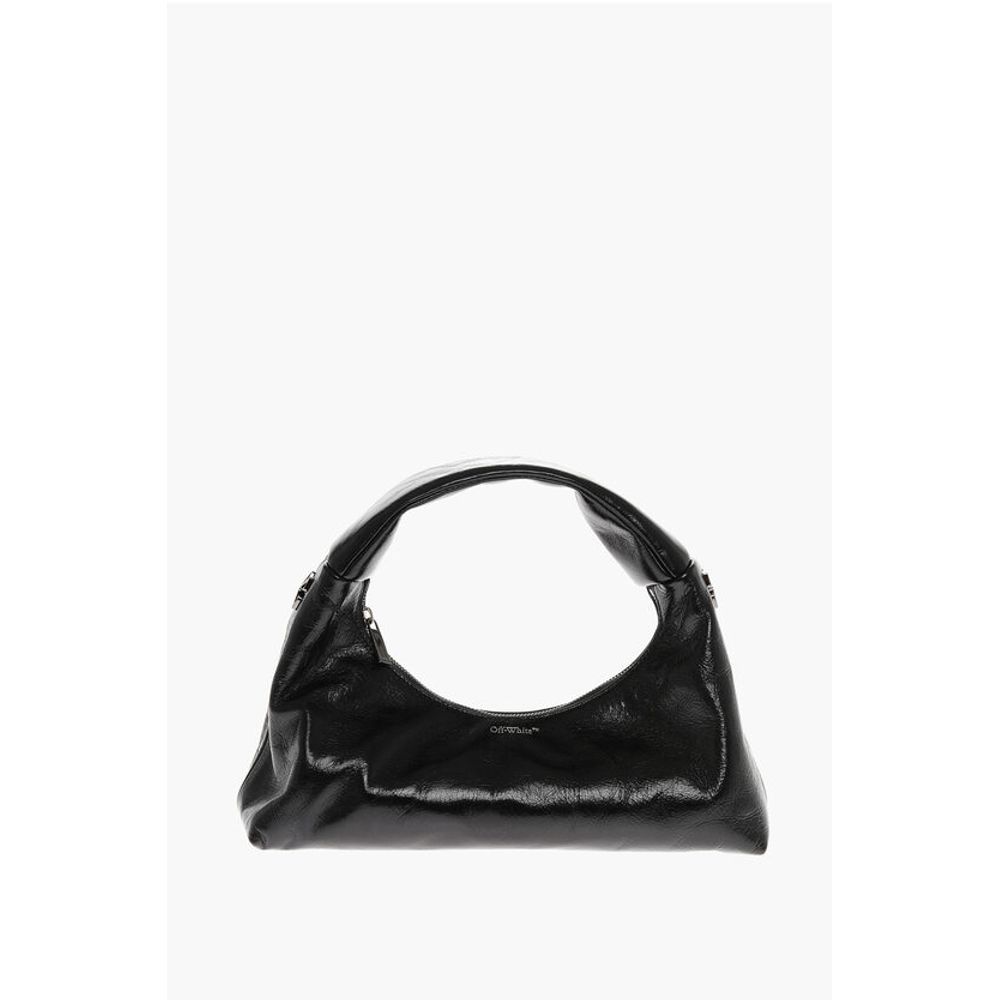 Off-White Patent Leather ARCADE Shoulder Bag