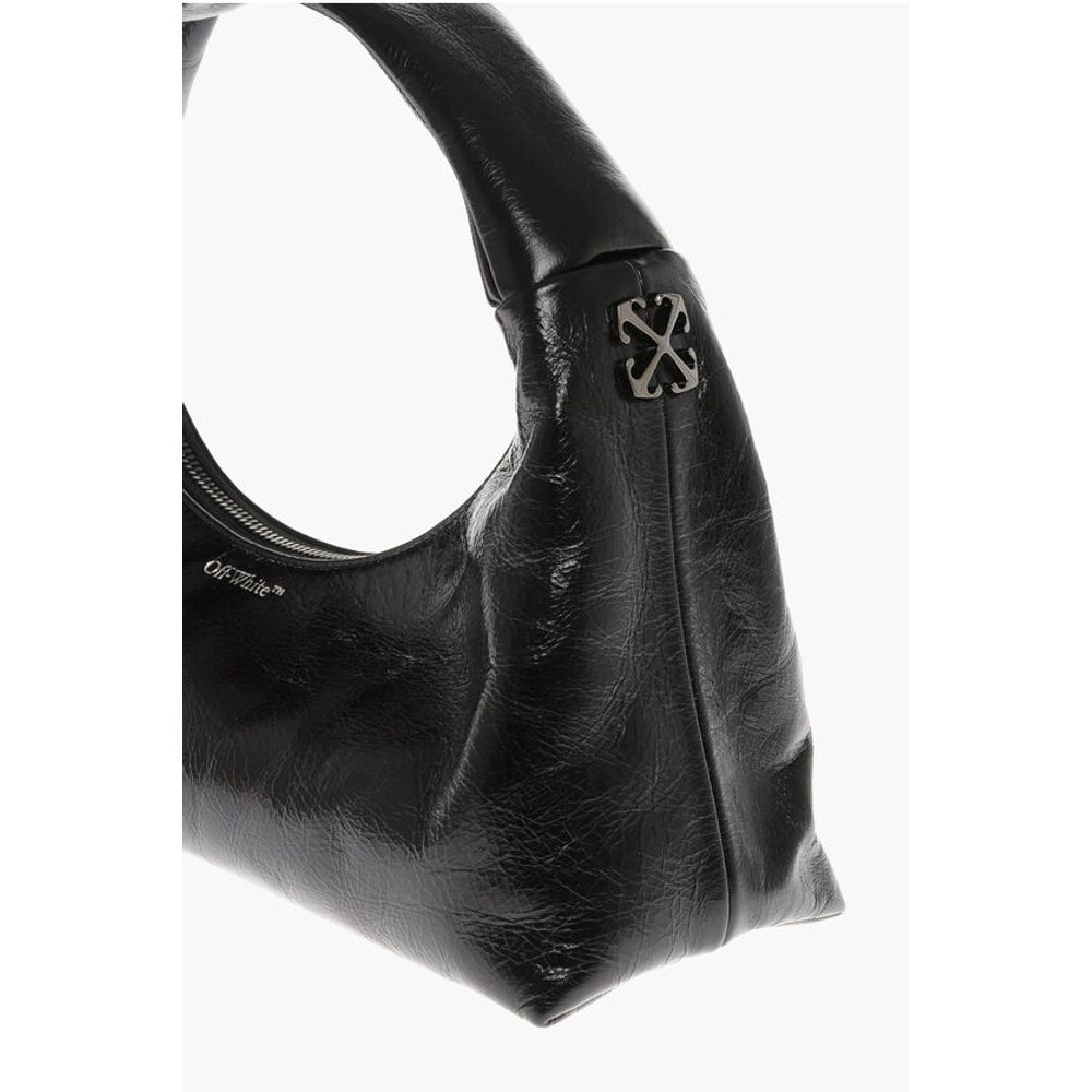Off-White Patent Leather ARCADE Shoulder Bag