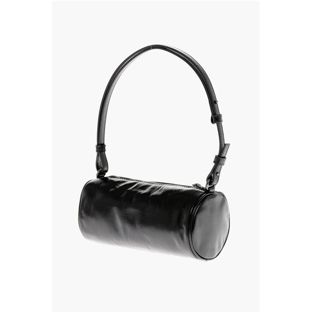 Off-White Leather TORPEDO Mini Bag with Silver Tone Logo