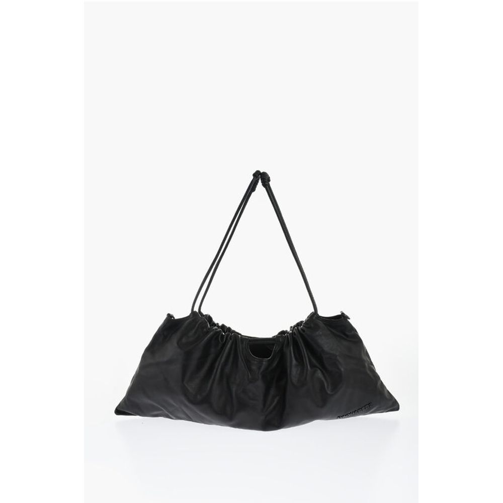 Dsquared² Leather Handbag with Drawstring