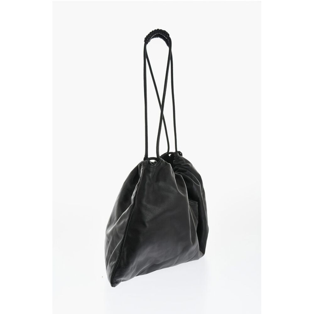 Dsquared² Leather Handbag with Drawstring