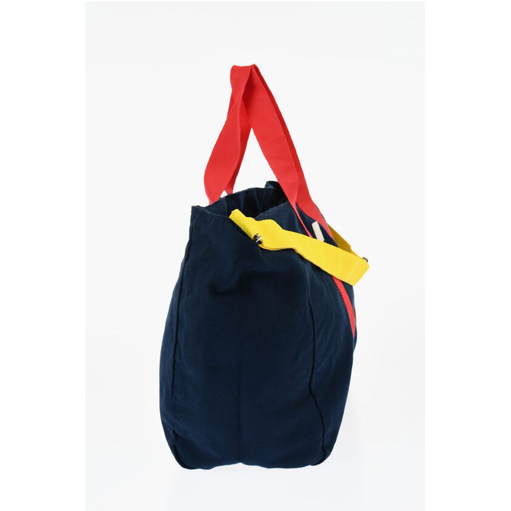 Woolrich Canvas Tote Bag with Tape Handles and Adjustable Shoulder St