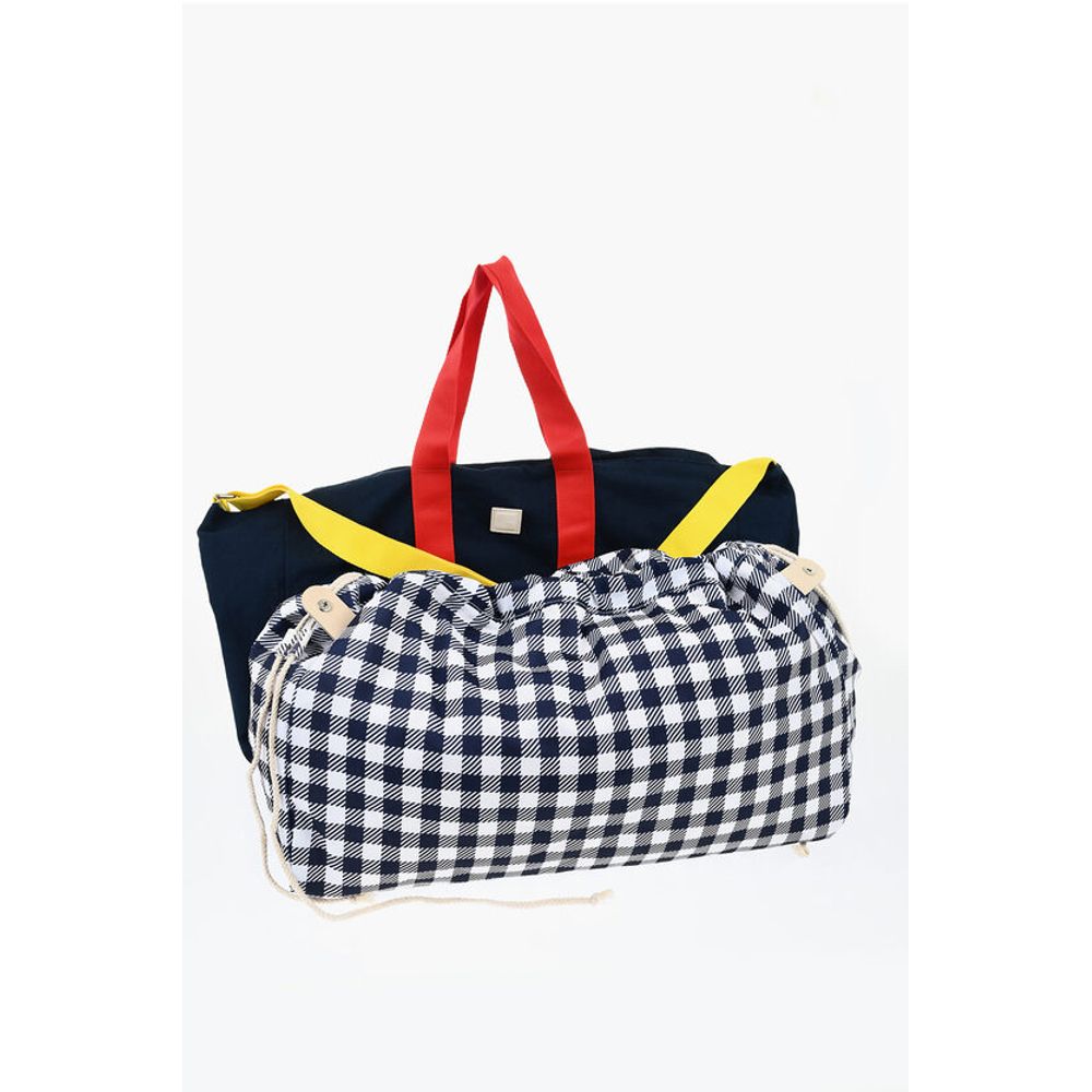 Woolrich Canvas Tote Bag with Tape Handles and Adjustable Shoulder St