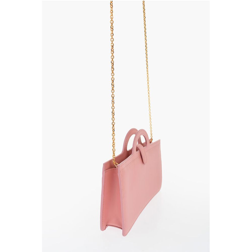 Marni Leather Shoulder Bag with Internal Card-Sized Compartments