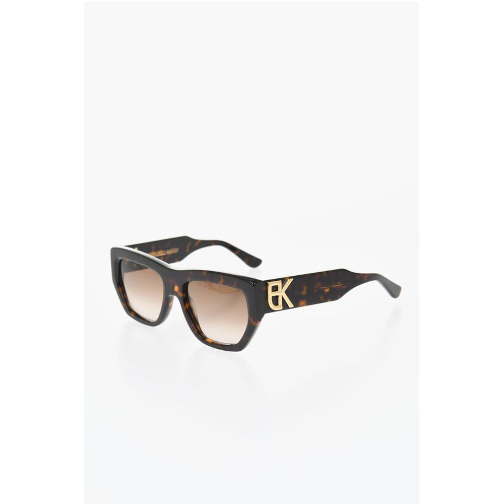 Emmanuelle Khanh Wayfarer Tortoiseshell Sunglasses with Shaded Lenses