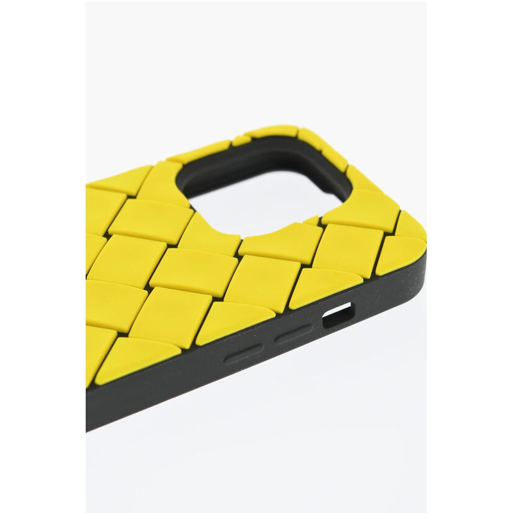 Bottega Veneta Two-Tone Braided Pattern Iphone 14 Pro Case
