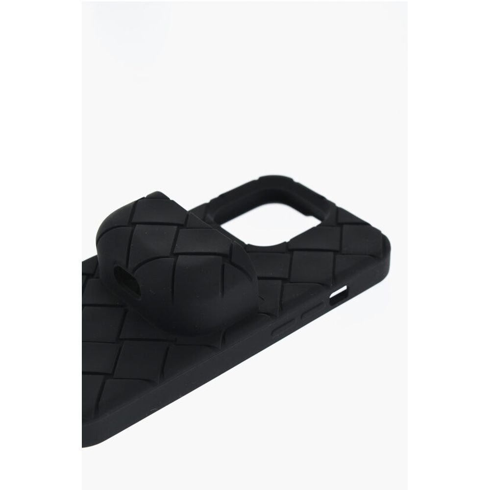 Bottega Veneta Braided Iphone 13 Pro Cover with with Airpods Holder