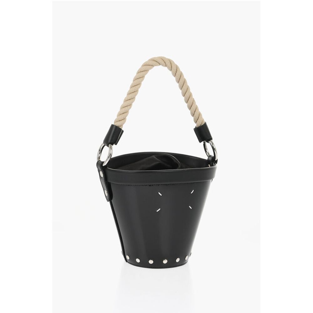 Maison Margiela MM11 Patent Letaher Bucket Bag with Removable Strap