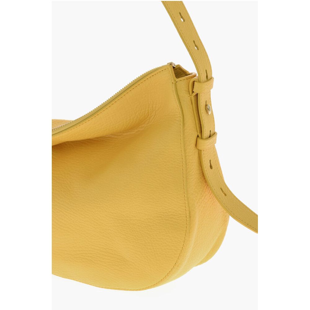 Burberry Textured Leather SM KNIGHT Shoulder Bag with Metal Details