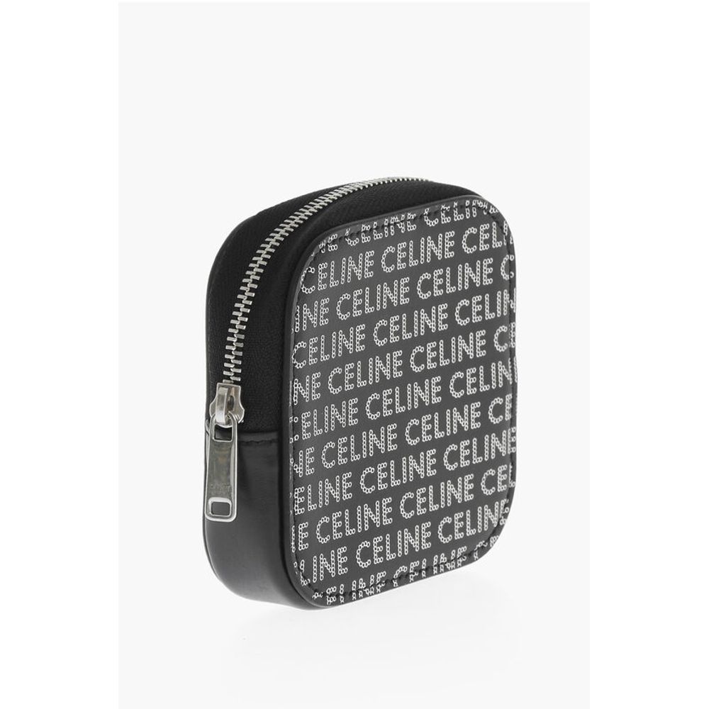 Celine All-Over Logo Leather Money Holder