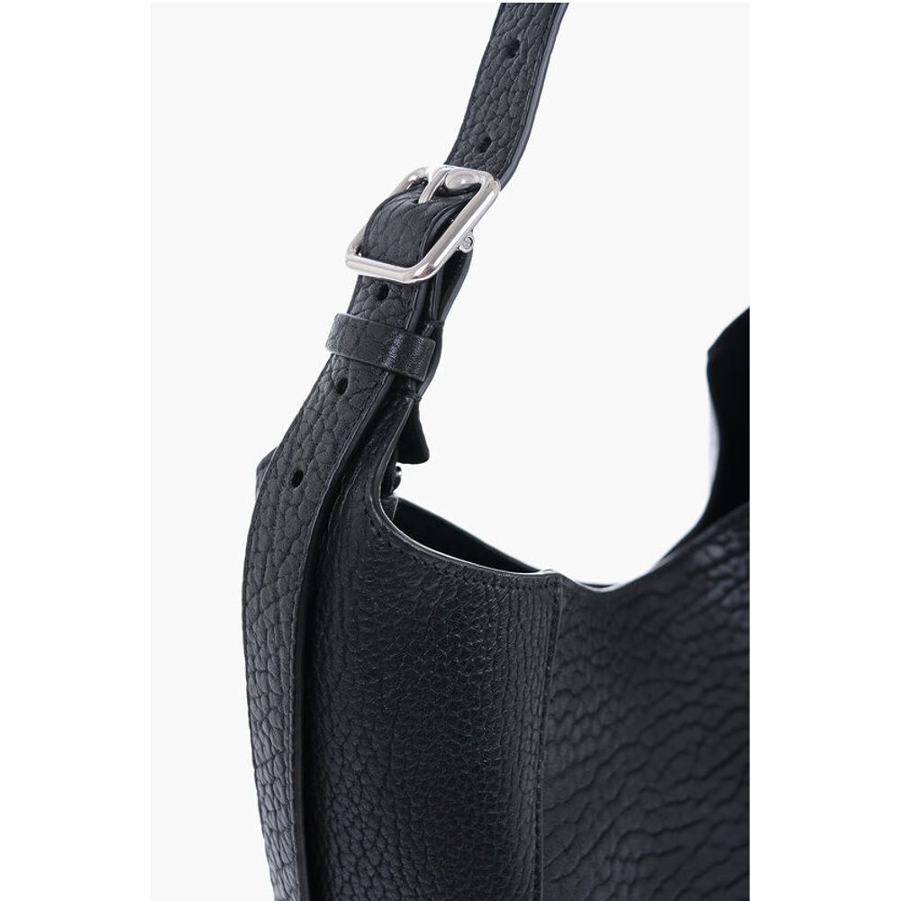 Burberry Grained Leather CHESS Bag with Removable Clutch