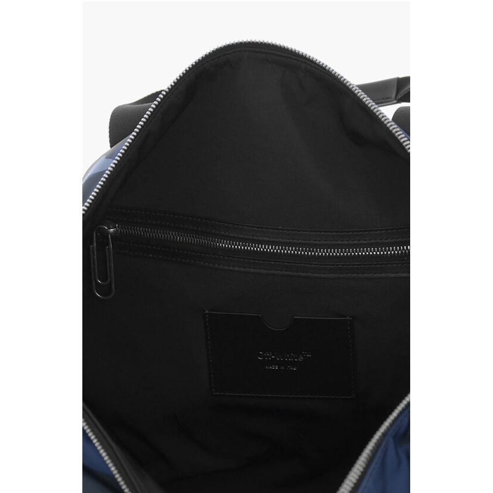 Off-White Camouflage Motif Travel Duffle Bag