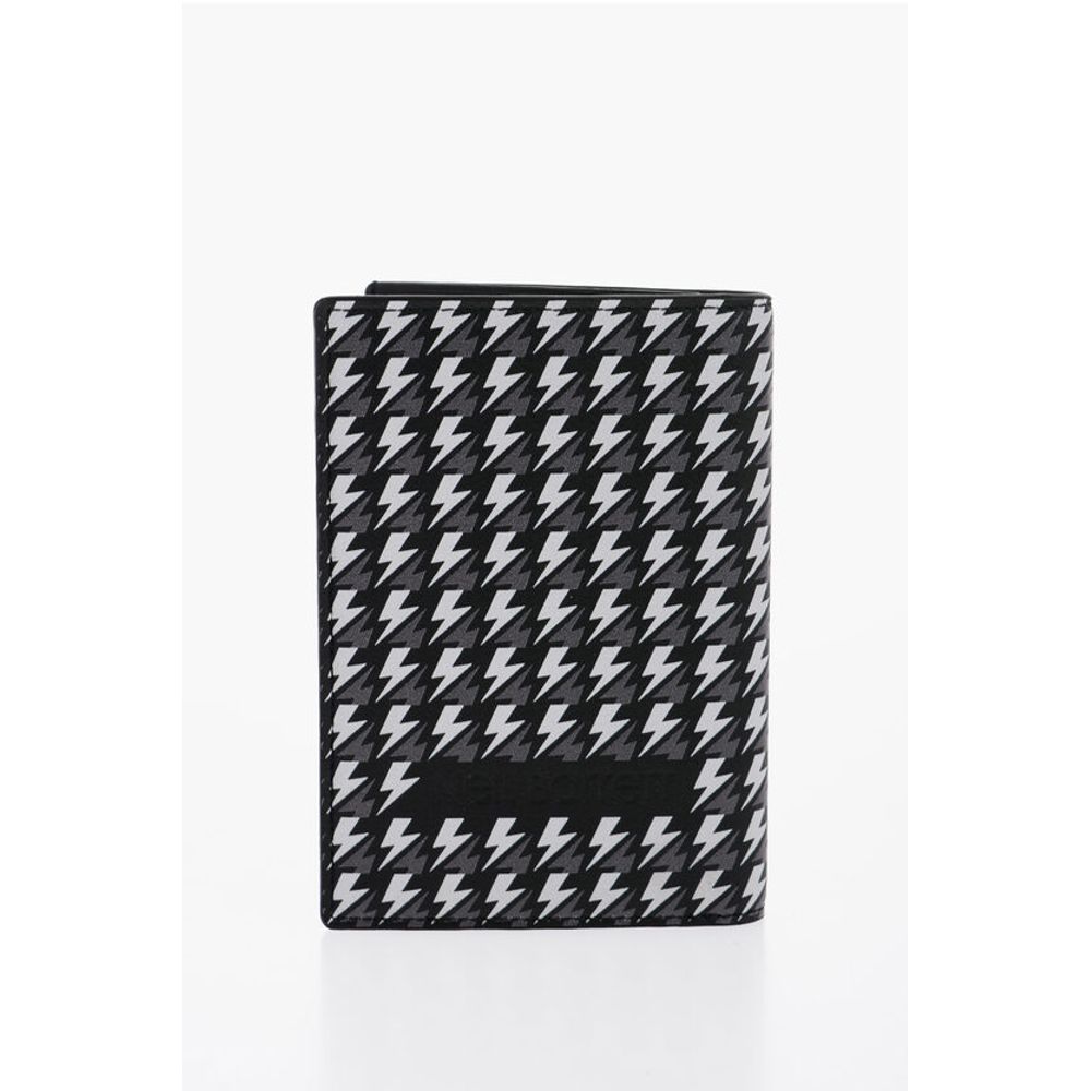 Neil Barrett All Over Logo Leather Wallet