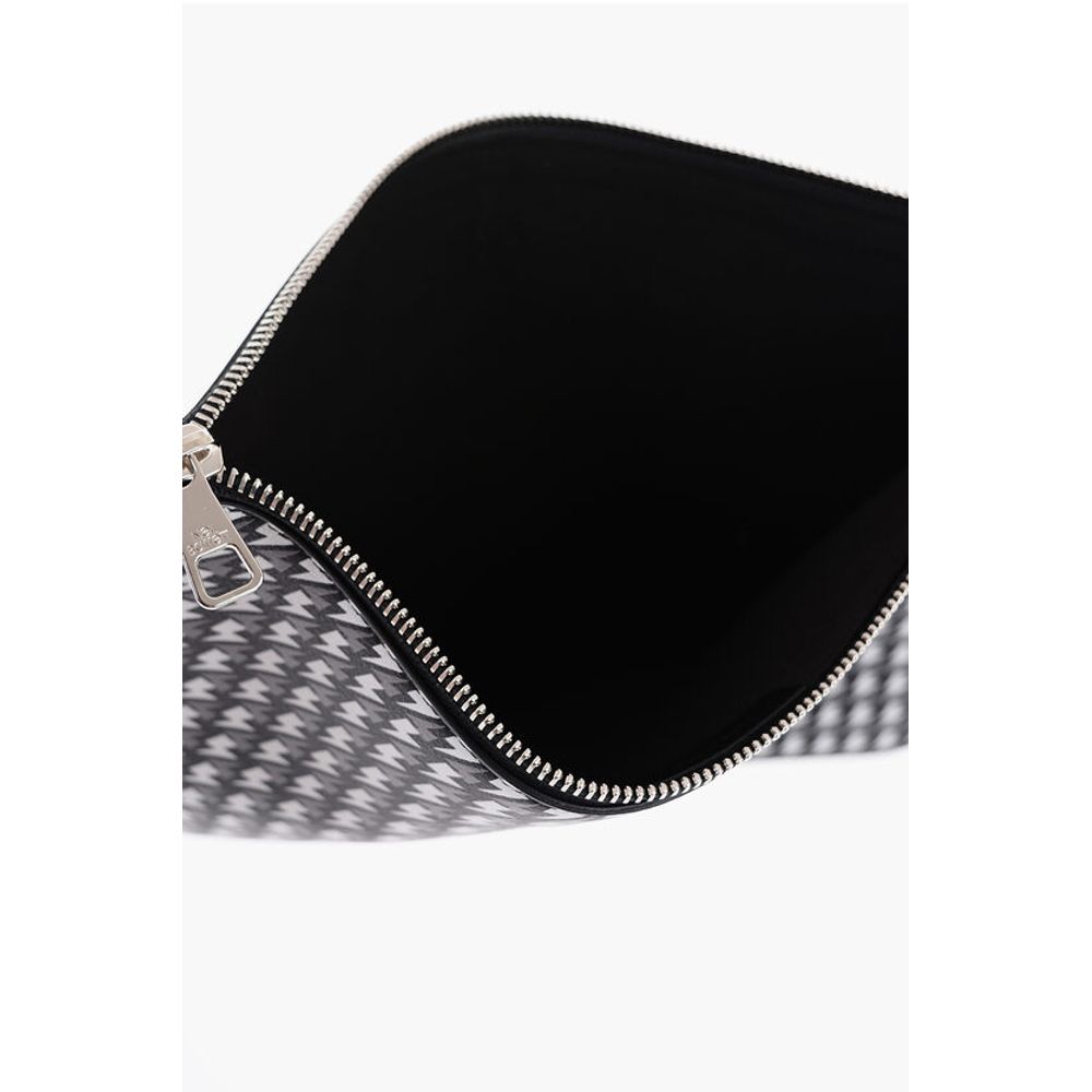 Neil Barrett All-Over Logo Leather Pouch