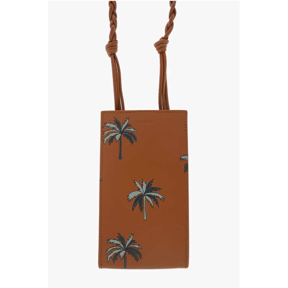 Jil Sander Printed Leather Crossbody Smatphone Cover