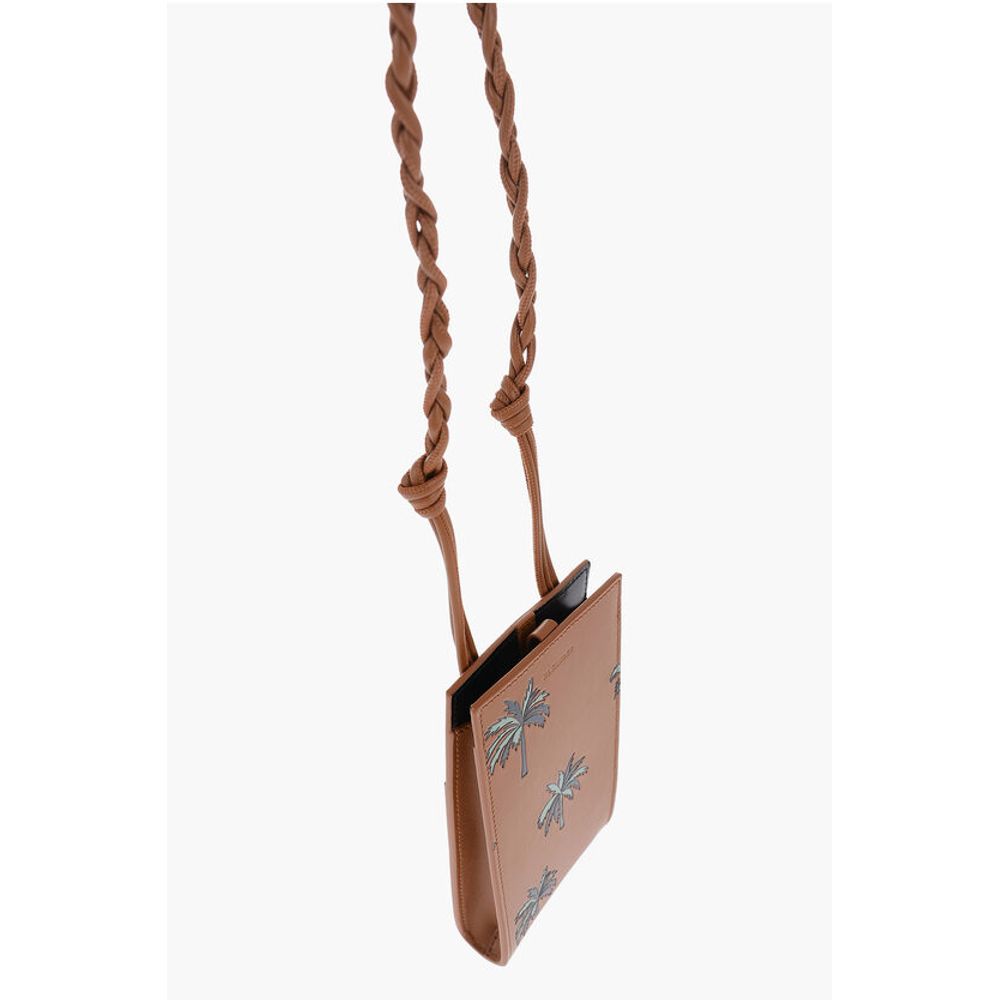 Jil Sander Printed Leather Crossbody Smatphone Cover