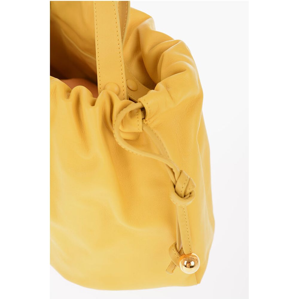 Bottega Veneta Leather BULB Shoulder Bag with Golden Details