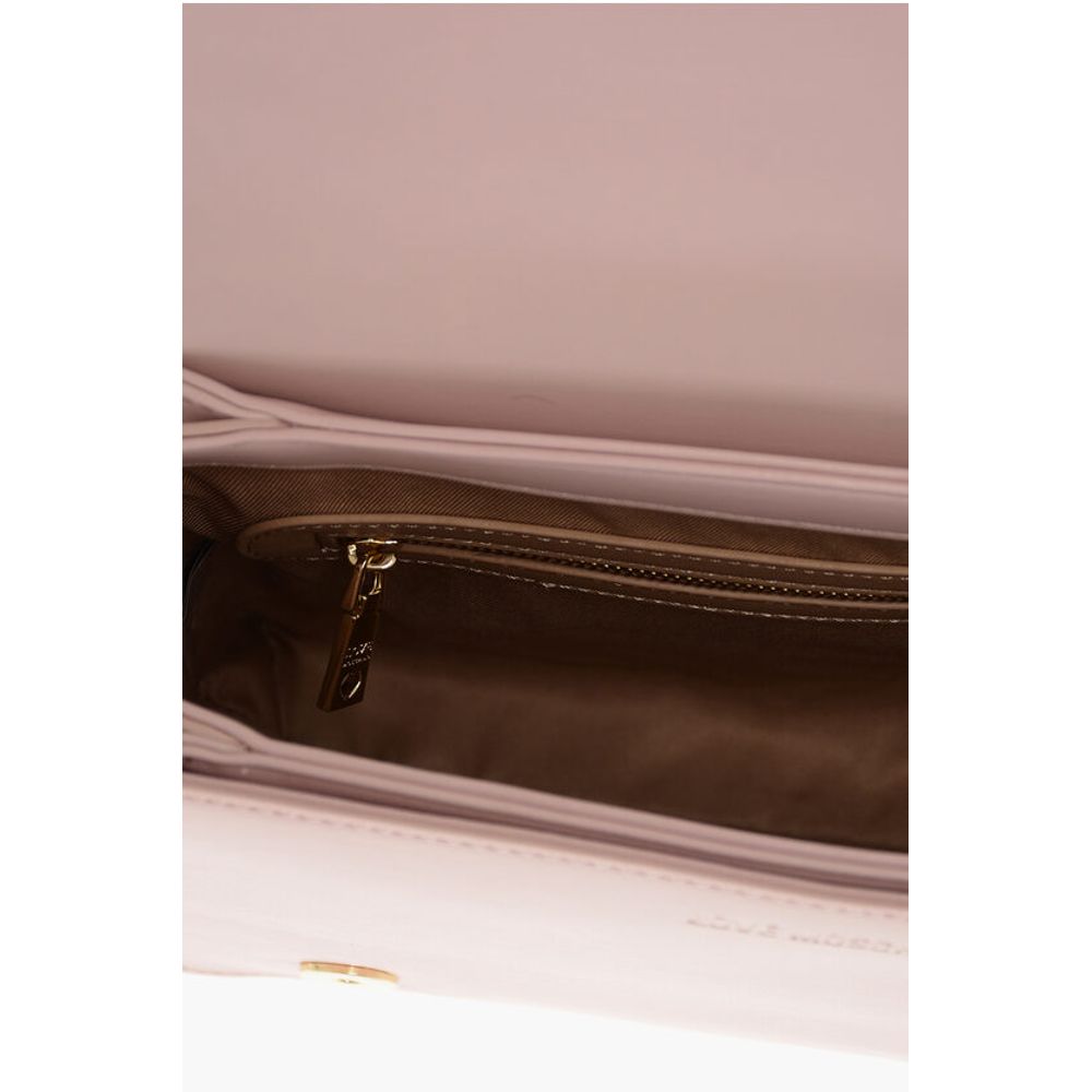 Moschino LOVE Faux Leather Quilted Shoulder Bag with LM on the back