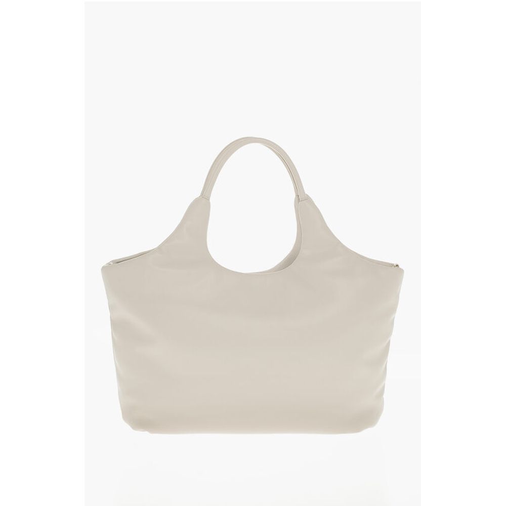 Moschino LOVE Faux Leather MARSHMALLOW Hobo Bag with Matched Pouch