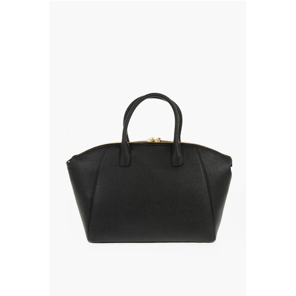 Moschino LOVE Faux Leather Tote Bag with Golden Logo