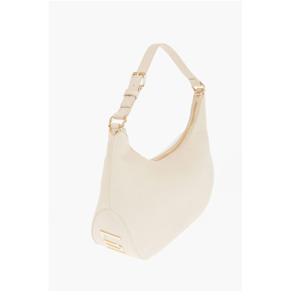 Moschino LOVE Textured Faux Leather ECO-FRIENDLY GIANT Hobo Bag with