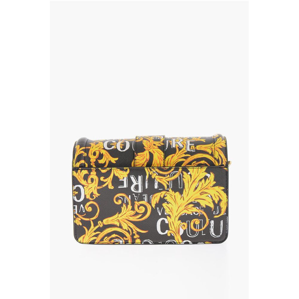 Versace JEANS COUTURE Saffiano Faux Leather Baroque Motif RANGE F wi