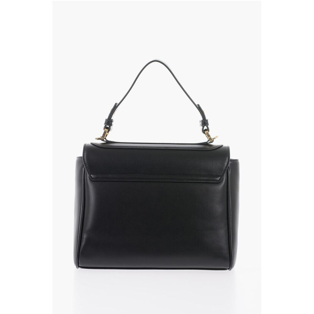 Moschino LOVE Faux Leather Shoulder Bag with Golden Details