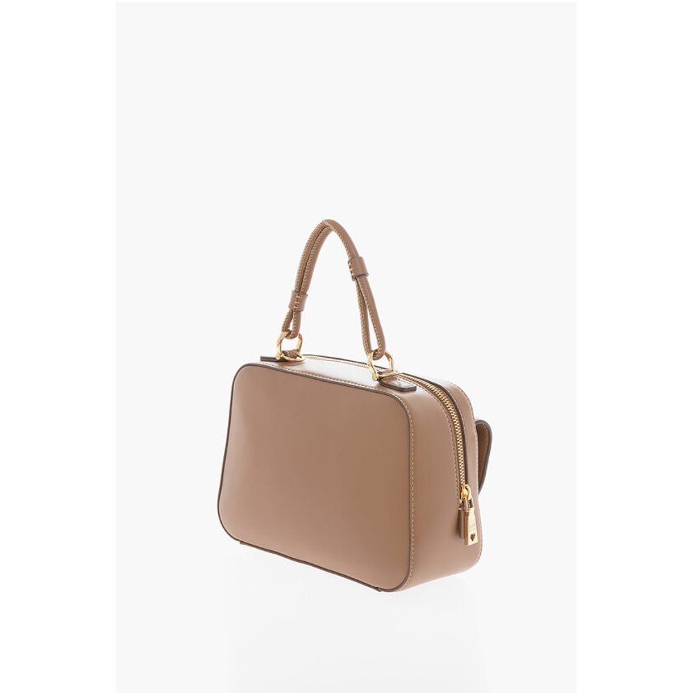 Moschino LOVE Faux Leather bag with braided Handle