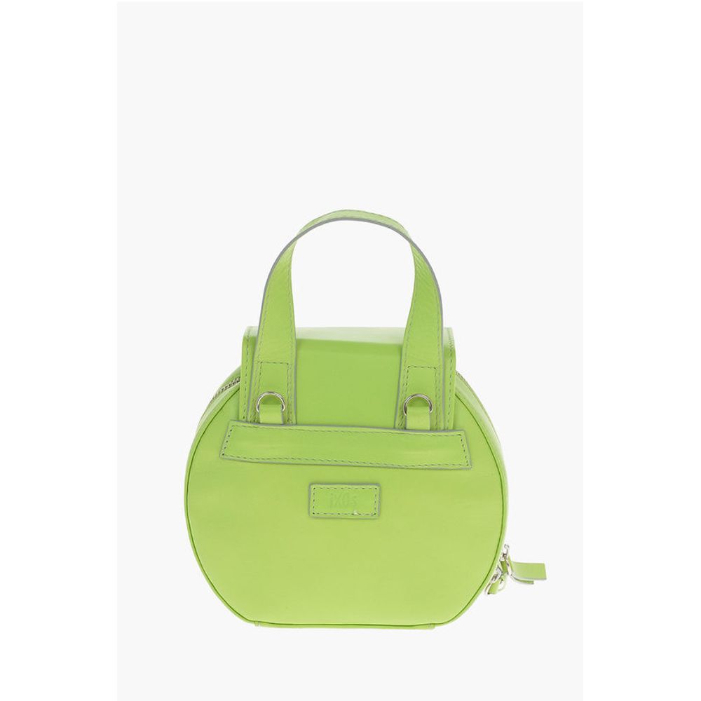 Ixos Leather CINCILLA Mini Shoulder Bag with Silver Logo