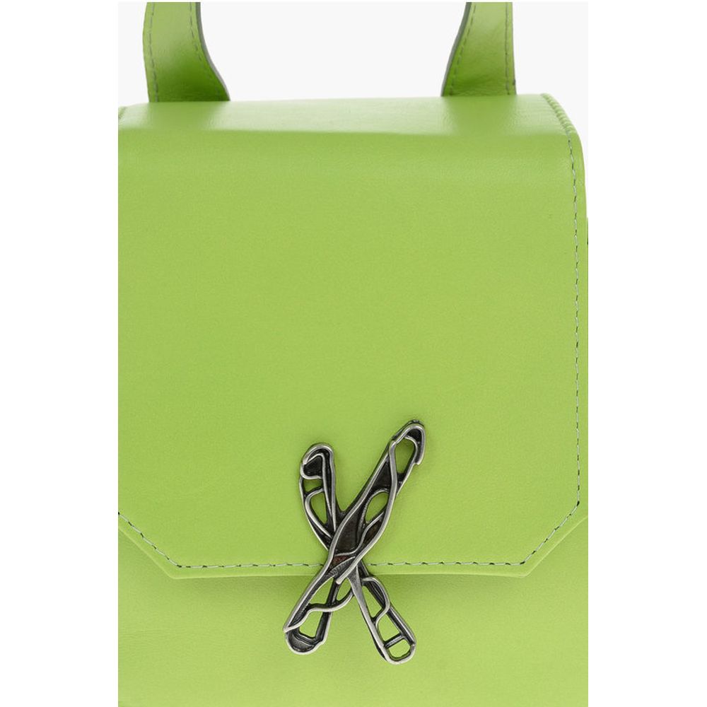 Ixos Leather CINCILLA Mini Shoulder Bag with Silver Logo