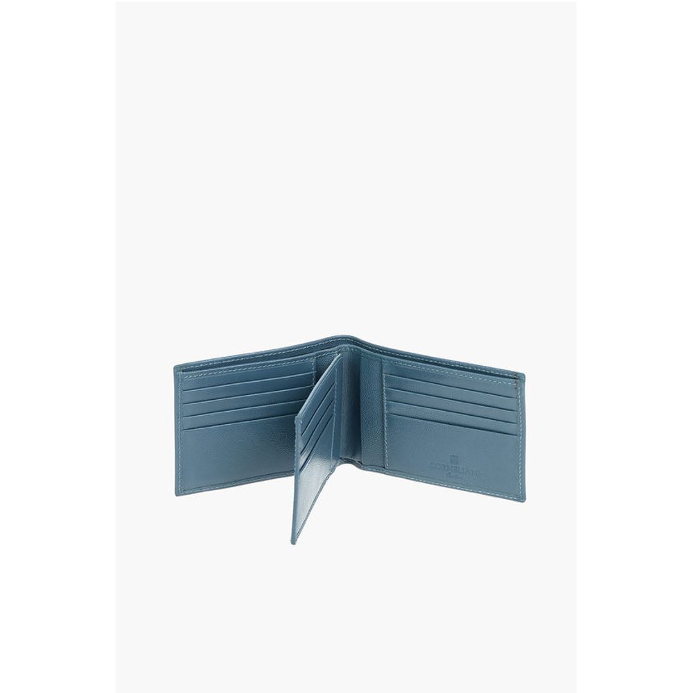 Corneliani Tumbled Leather Trifold Wallet