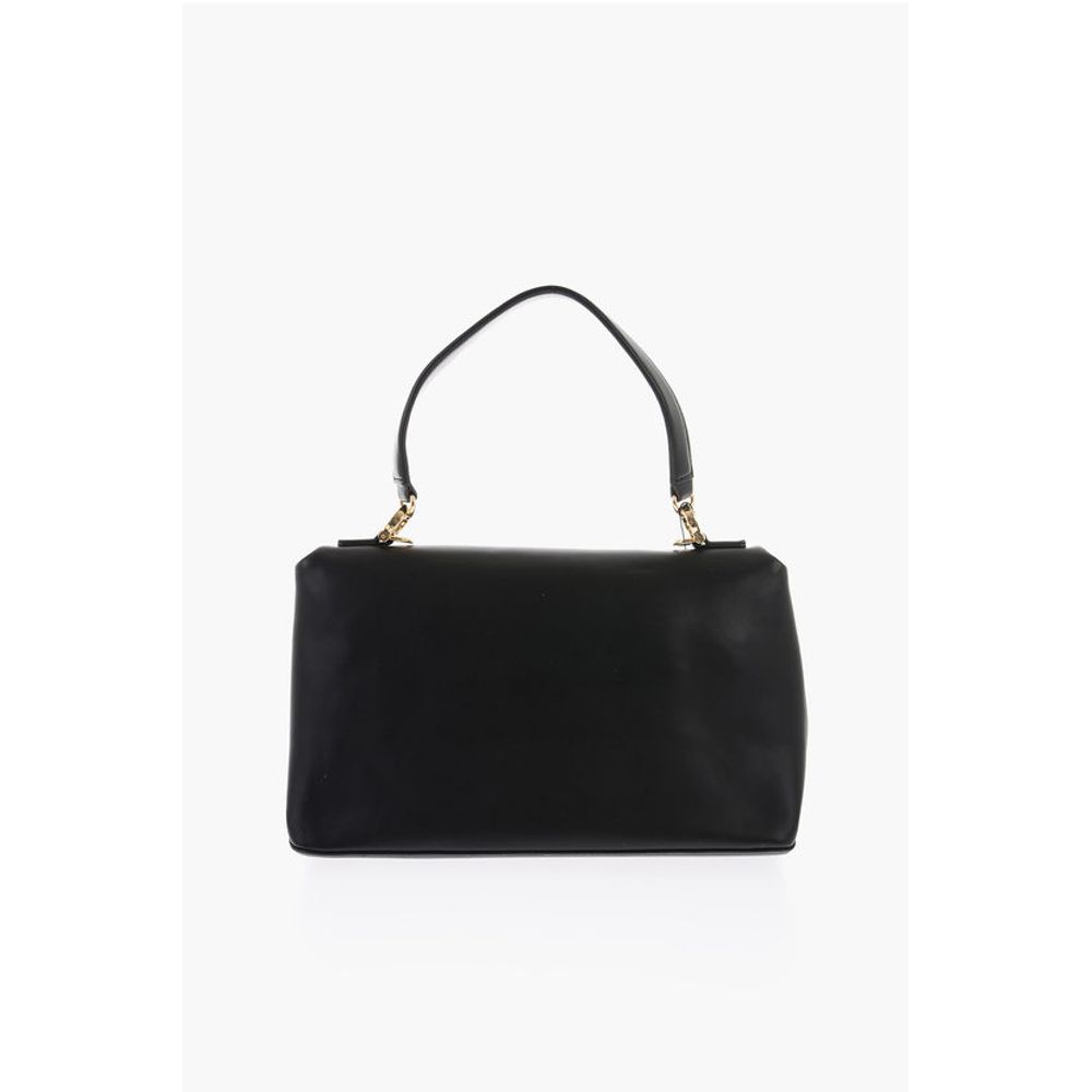 Moschino LOVE Faux Leather Handle Bag with Removable Shoulder Strap