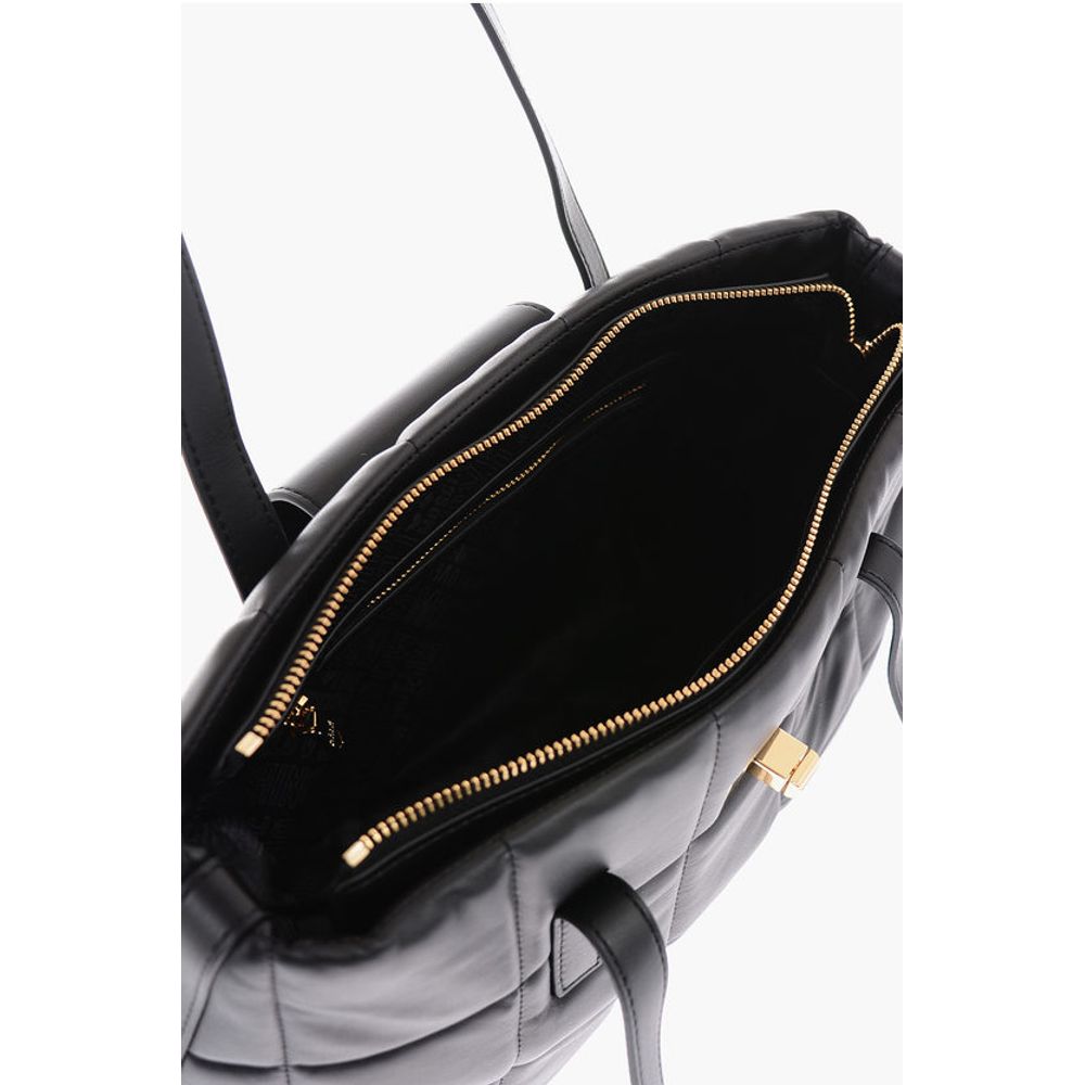 Moschino LOVE Faux Leather Padded Tote Bag