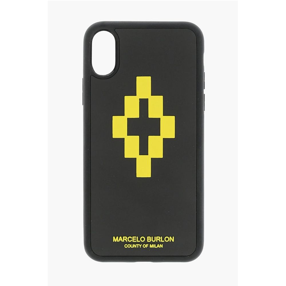 Marcelo Burlon embossed printed CROSS 3D XS iphone case