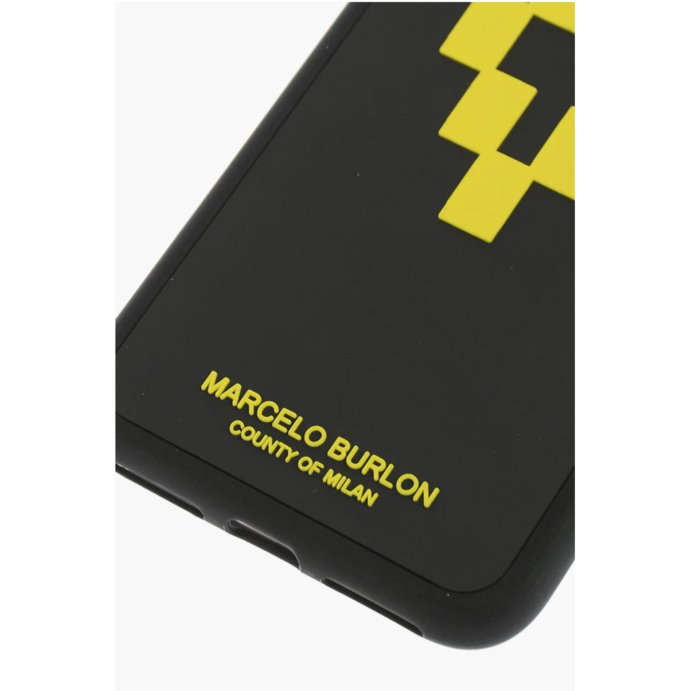 Marcelo Burlon embossed printed CROSS 3D XS iphone case