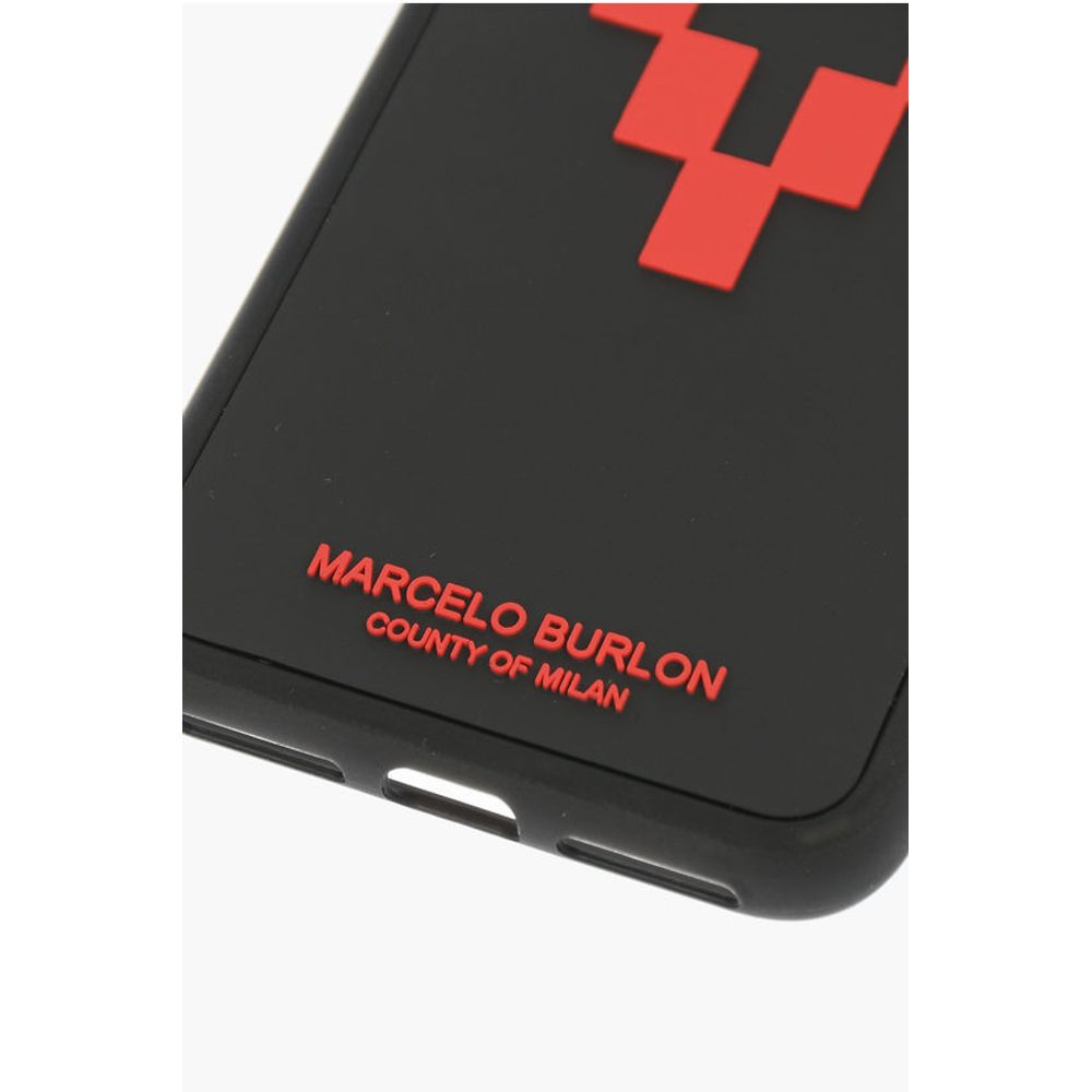 Marcelo Burlon embossed printed CROSS 3D XS iphone case