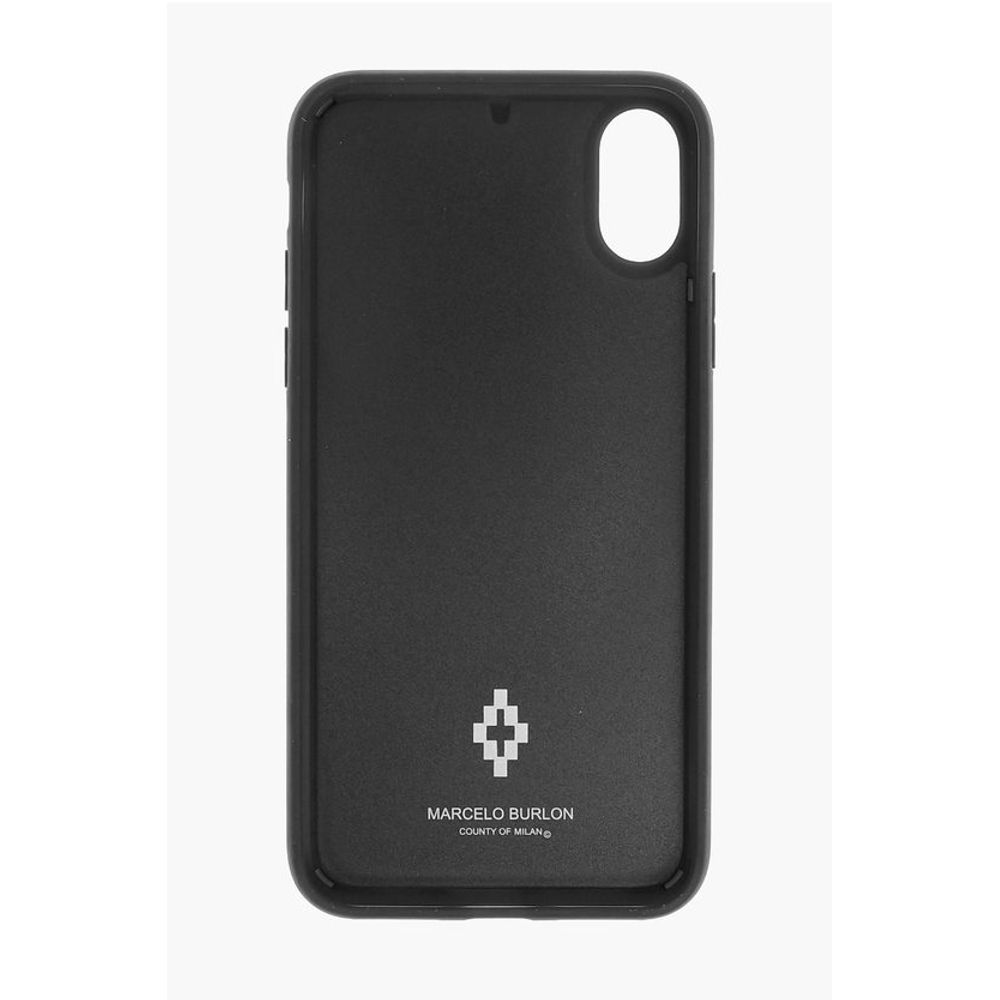 Marcelo Burlon embossed printed CROSS 3D XS iphone case